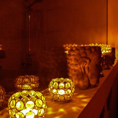 Elegant wellness professional at Tanit Massage luxury center in Ibiza